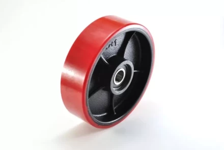 Колесо полиуретан 64х70 мм с подшипником для тележек гидравлических RHP/CW 114075 купить в Ижевске