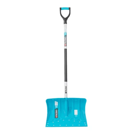Лопата-скрепер для уборки снега Palisad 61797, полипропилен, 460х320х1300 мм, алюминиевый черенок, ПВХ, LUXE купить в Ижевске