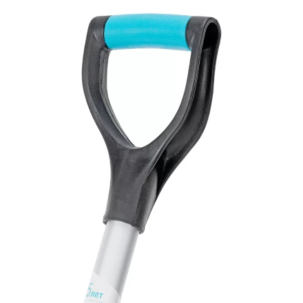 Лопата-скрепер для уборки снега Palisad 61797, полипропилен, 460х320х1300 мм, алюминиевый черенок, ПВХ, LUXE купить в Ижевске