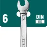 Ключи комбинированные KRAFTOOL, Cr-V, DIN 3113 27079-06 купить в Ижевске