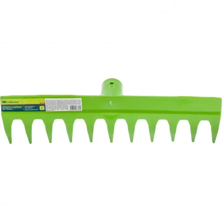Грабли садовые 11 зубьев без черенка Сибртех 61736 купить в Ижевске