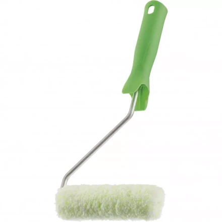 Мини-валик в сборе &quot;Работы с древесиной&quot; 110 мм ворс 12 мм D 16 мм D ручки 6 мм микроволокно Сибртех 80596 купить в Ижевске