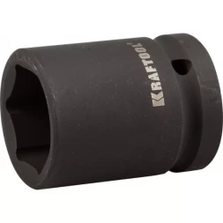 Торцовая головка KRAFTOOL "INDUSTRIE QUALITAT" ударная (3/4"), FLANK, Cr-Mo, фосфатированная, 27 мм 27945-27_z01