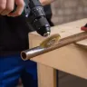 Кордщетка HAMMER плоская 50мм для дрели гофрированная латунированная сталь (207-205) купить в Ижевске