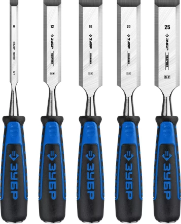 ЗУБР Ударник, 5 предм, набор стамесок-долот, Профессионал (18097-H5) купить в Ижевске