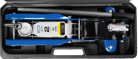 Домкрат гидравлический подкатной T35, 2т, 85-330мм, в кейсе, ЗУБР Профессионал 43056-2-K купить в Ижевске