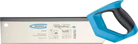 Пила обушковая для стусел PIRANHA,350мм/14&quot;,11-12ТРI,зуб 3D,каленый зуб,двухкомп рукоятка GROSS 23141 купить в Ижевске