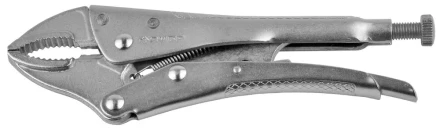 Зажим ЗУБР &quot;ЭКСПЕРТ&quot; ручной,универс,для круглых,профилированных и плоских деталей,губки из кованой Cr-V стали,250мм 22510-25 купить в Ижевске