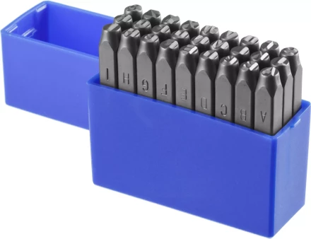 Клейма ЗУБР буквенные латинские, шрифт 5мм 21505-05_z01 купить в Ижевске