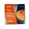 Щетка для УШМ М14/100 мм выгнутая сталь прямая VMX 511725 купить в Ижевске