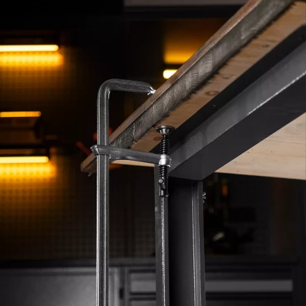 Струбцина F-образная Denzel 20472, 100x600мм, кованая купить в Ижевске