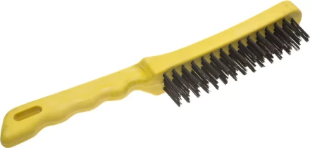 Щетка STAYER &quot;MASTER&quot; проволочная стальная с пластмассовой ручкой, 4 ряда 35015-4 купить в Ижевске
