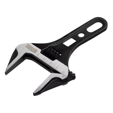 Ключ разводной 155 мм Denzel 15753, CrV, кованый, укороченная рукоятка купить в Ижевске