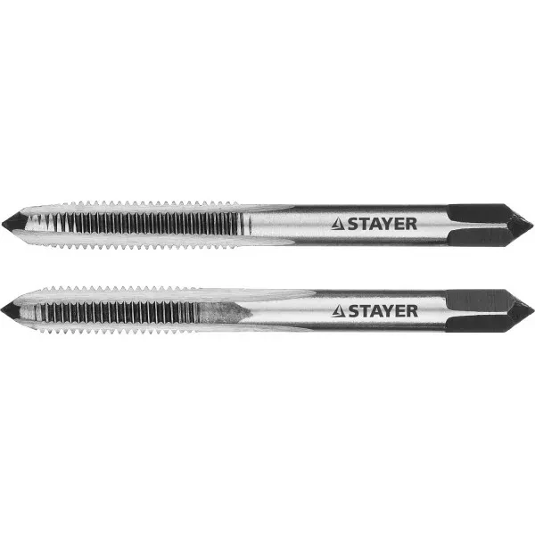 Комплект метчиков STAYER "MASTER", сталь 9ХС, М5х0,8, 2 шт 28025-05-0.8-H2 купить в Ижевске