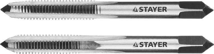 Комплект метчиков STAYER "MASTER", сталь 9ХС, М5х0,8, 2 шт 28025-05-0.8-H2 купить в Ижевске