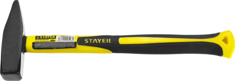 Молоток слесарный Fiberglass 500 г с фиберглассовой рукояткой, STAYER Professional 20050-05 20050-05_z01 купить в Ижевске