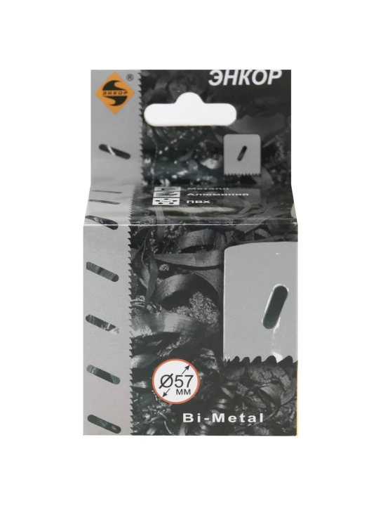 Коронка Bi-Metal Ф57 мм М3 Энкор 24157 купить в Ижевске