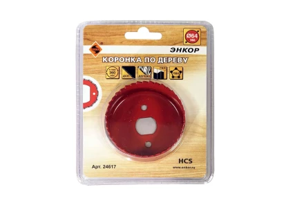 Коронка по дереву 64 мм Энкор 24617 купить в Ижевске