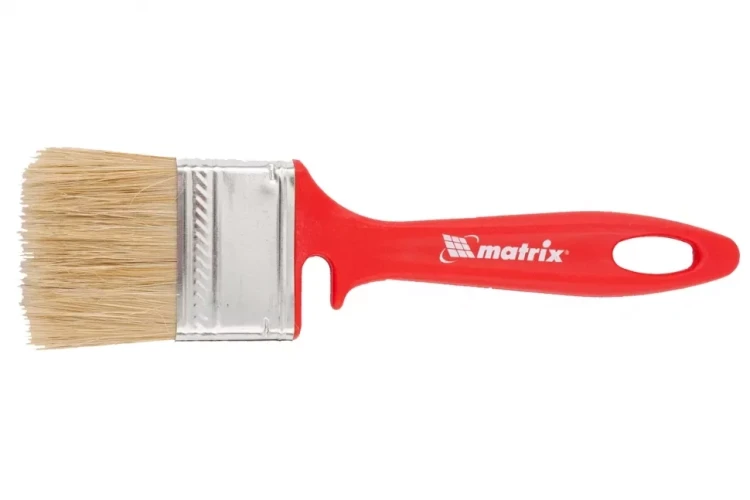 Кисть флейцевая "ЭМАЛИ" 50х12 мм MATRIX Color Line 83352 купить в Ижевске