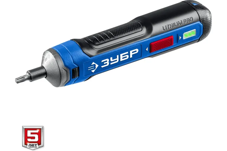 ЗУБР ZUBR GO 4 Vmax, аккумуляторная отвертка, кейс, 33 биты, Профессионал (PSD-4S) купить в Ижевске