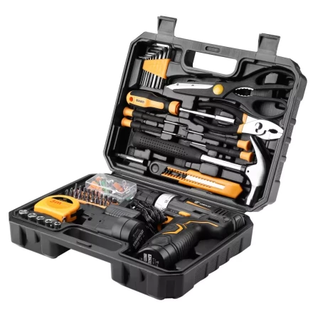 Дрель аккумуляторная DEKO GCD12DU3, 063-4133 + набор 104 инструмента купить в Ижевске