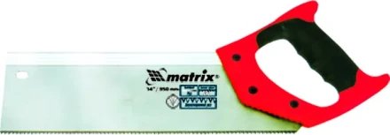 Пила по дереву обушковая для стусла 350 мм двухкомпонентная рукоятка MATRIX 23148 купить в Ижевске