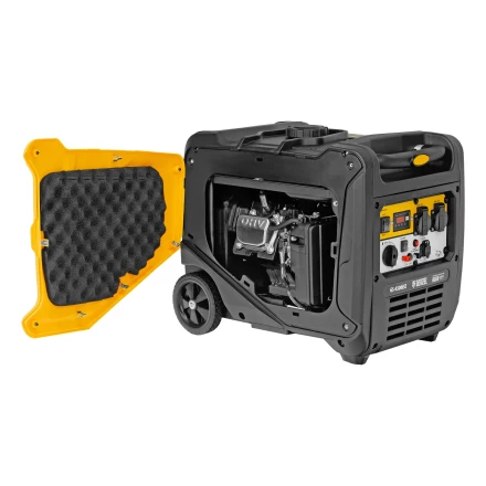 Генератор инверторный GS-4500iSE, 4,5 кВт, 230 В, закрытый корпус,электростартер// Denzel 94714 купить в Ижевске
