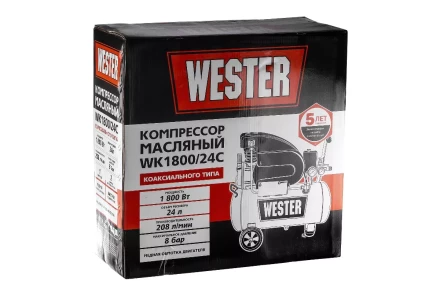 Поршневой масляный компрессор WESTER WK1800/24C купить в Ижевске