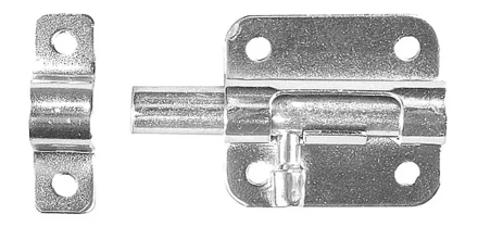 Задвижка накладная для окон и мебели &quot;ШП-10 БЦ&quot;, цвет белый/цинк, 30мм 37741-30 купить в Ижевске