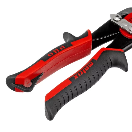 Ножницы по металлу Matrix, 250 мм, левый рез, сталь CRMO, двухкомпонентные рукоятки, PRO 78326 купить в Ижевске