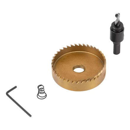 Коронка по металлу HSS, 68 мм, нитридтитановое покрытие Denzel 724122 купить в Ижевске