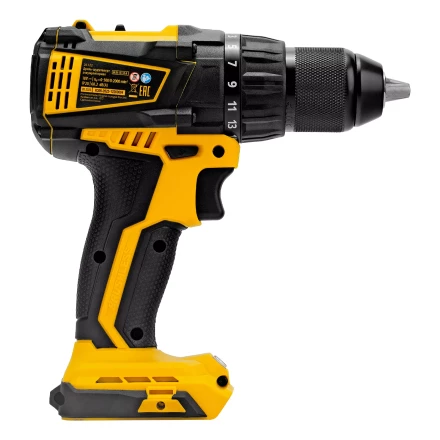 Дрель-шуруповерт аккумуляторная, бесщет. Denzel BLDL-IB-18-0, Li-Ion, 18 В 26122 купить в Ижевске