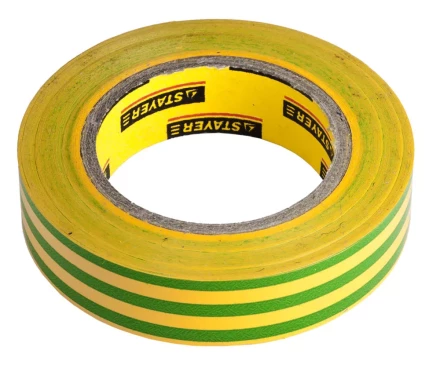Изолента, STAYER Profi 12292-S-15-10, ПВХ, на карточке, 15 мм х 10 м х 0,18мм, желто-зеленая 12292-S-15-10 купить в Ижевске