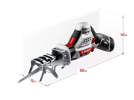 Пила сабельная аккумуляторная СПЛ-121 серия СТАНДАРТ купить в Ижевске