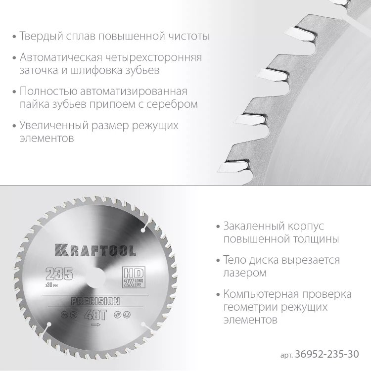 Диск пильный PRECISION, повышенный ресурс 36952-235-30 купить в Ижевске