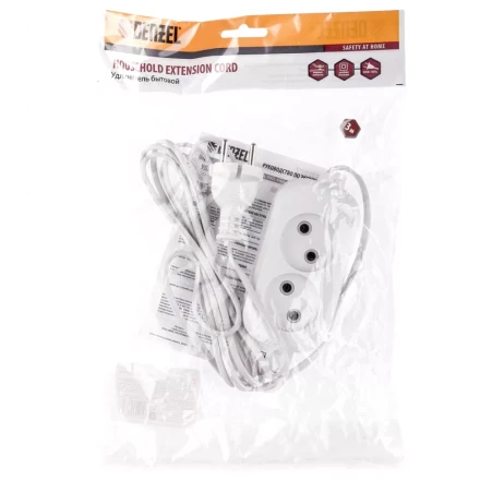 Удлинитель бытовой без заземления 3 м 2 розетки 6 A серия УХ6 Denzel 95921 купить в Ижевске