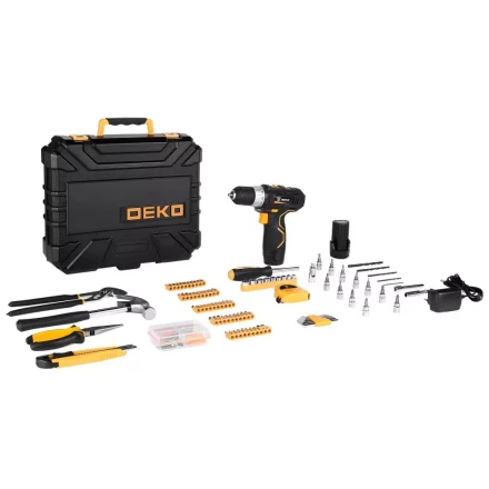 Дрель аккумуляторная DEKO GCD12DU3, 063-4134 + набор 195 инструментов купить в Ижевске