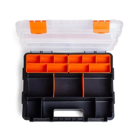 Кейс-органайзер с 9 отделениями и 2 съемными модулями, серия «ПРОФИ» КВТ купить в Ижевске