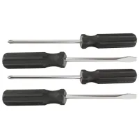 Набор отверток 4шт(SL5x100,6x100 PH1x100,2x100) углеродистая сталь пластиковая  рукоятка  SPARTA 13220