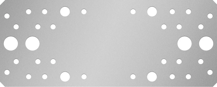 ЗУБР КП-2.5, 200 x 80 x 2.5 мм, цинк, крепежная пластина (31023-200) купить в Ижевске