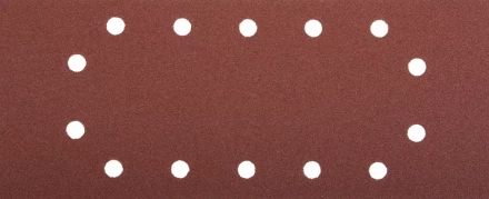 Лист шлифовальный ЗУБР &quot;МАСТЕР&quot;, 14 отверстий, для ПШМ на зажимах, Р80, 115х280мм, 5шт 35594-080 купить в Ижевске