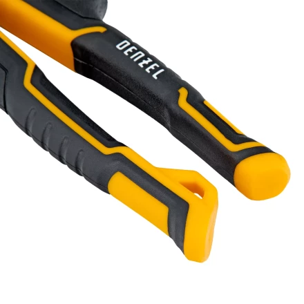 Ножницы по металлу Denzel 78371, 270 мм, прямой и правый рез, сталь-СrMo, трехкомпонентные рукоятки купить в Ижевске