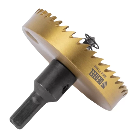 Коронка по металлу HSS, 70 мм, нитридтитановое покрытие Denzel 724123 купить в Ижевске