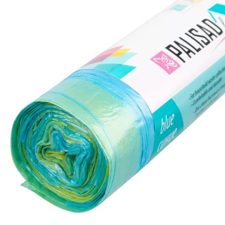 Пакеты для мусора с завязками 35 л x 15 шт. синие, Home Palisad 927155 купить в Ижевске