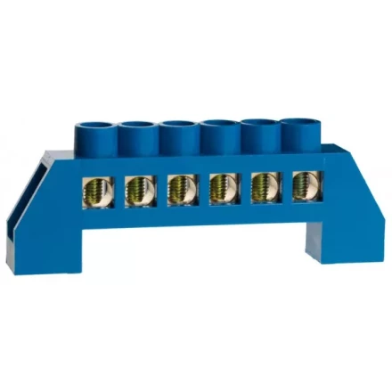 Шина СВЕТОЗАР нулевая, в изоляц оболочке, 6х9мм, 6 полюсов, макс. ток 100А 49805-06 купить в Ижевске