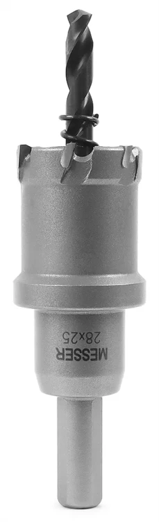 ТСТ коронка MESSER 28X25 с центрирующим сверлом и толкающей пружиной купить в Ижевске