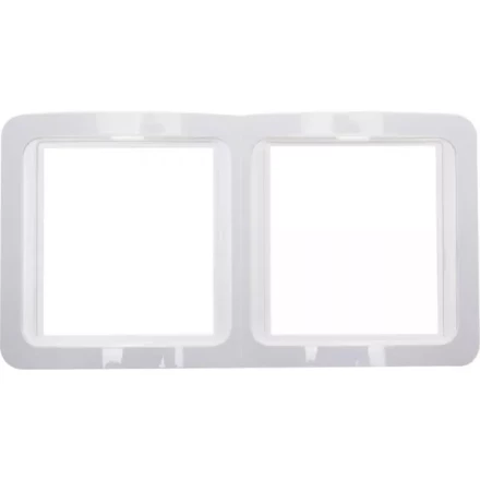 Панель СВЕТОЗАР &quot;ГАММА&quot; двойная вертикальная, цвет белый SV-54147-W купить в Ижевске