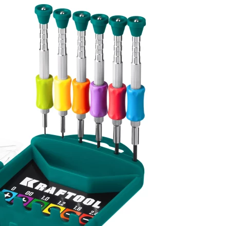 Набор Precision-6: часовые отвертки для особо точных работ, металлическая рукоятка с противоскользящей накладкой, жало из специальной стали SNCM8660. 25679 купить в Ижевске