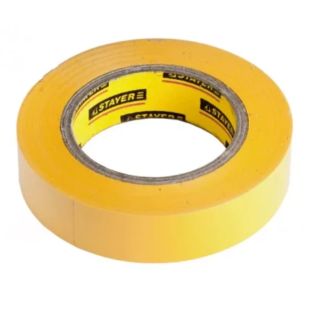 Изолента, STAYER Profi 12292-Y-15-10, ПВХ, на карточке, 15 мм х 10 м х 0,18мм, желтая 12292-Y-15-10 купить в Ижевске