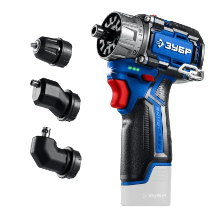 ЗУБР КОМБИ #1, 12 В, 45 Н·м, без АКБ (тип Т7), модульная дрель-шуруповерт, BRUSHLESS, Профессионал (DB-125) купить в Ижевске